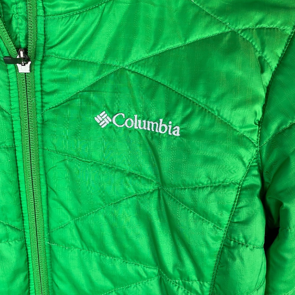 Columbia Green Puffer Jacket - Picture 3 of 6